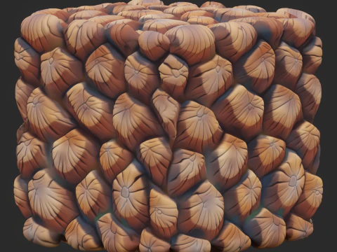 Stylized Bark Seamless Texture CG Textures