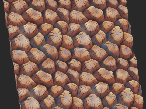 Stylized Bark Seamless Texture CG Dokuları