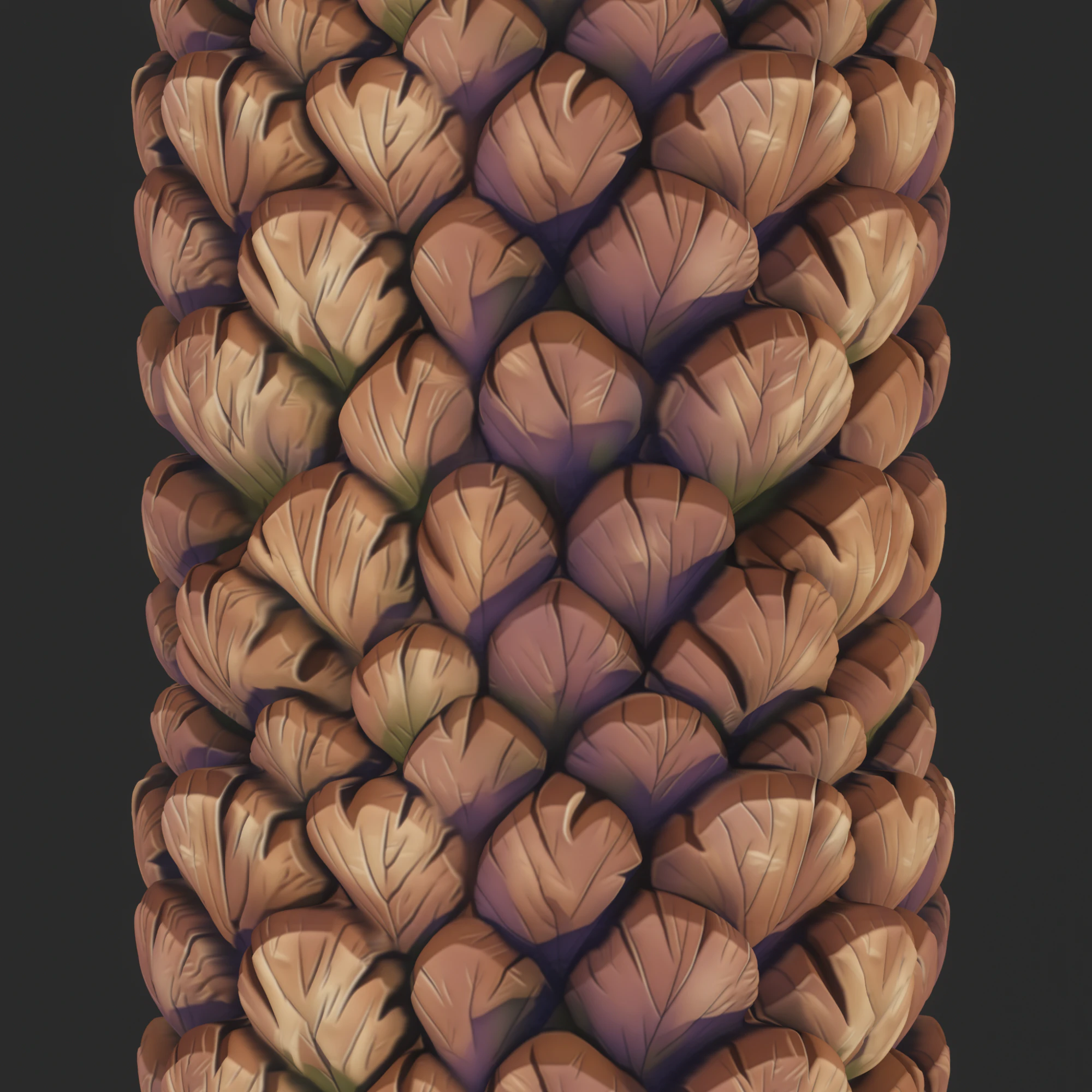 Stylized Bark Seamless Texture CG Textures .c4d .max .obj .3ds .fbx .stl .blend 