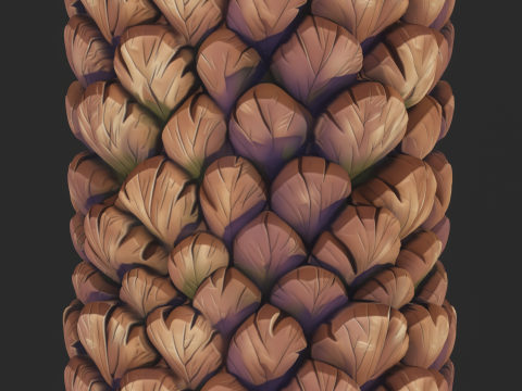 Stylized Bark Seamless Texture CG Textures