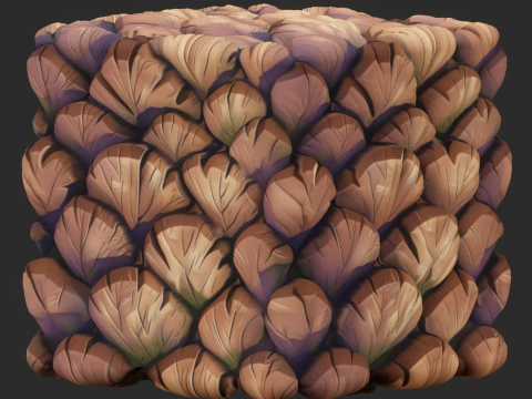 Stylized Bark Seamless Texture CG Textures