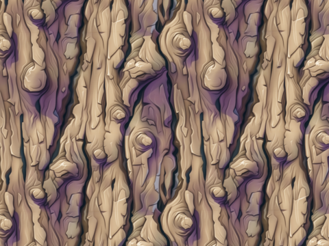 Stylized Bark Seamless Texture CG टेक्स्चर्स