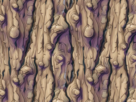 Stylized Bark Seamless Texture CG Textures