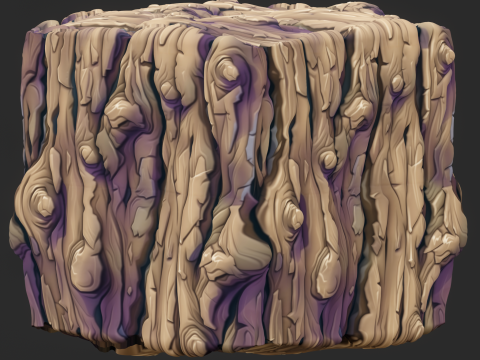 Stylized Bark Seamless Texture CG टेक्स्चर्स