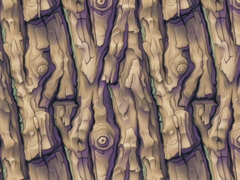 Stylized Bark Seamless Texture CG Textures