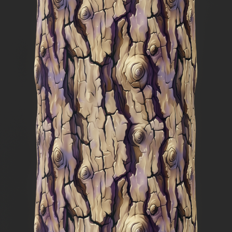 Stylized Bark Seamless Texture CG 텍스쳐 .c4d .max .obj .3ds .fbx .stl .blend 