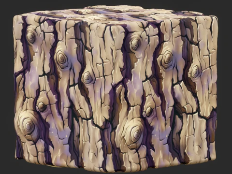 Stylized Bark Seamless Texture CG Textures