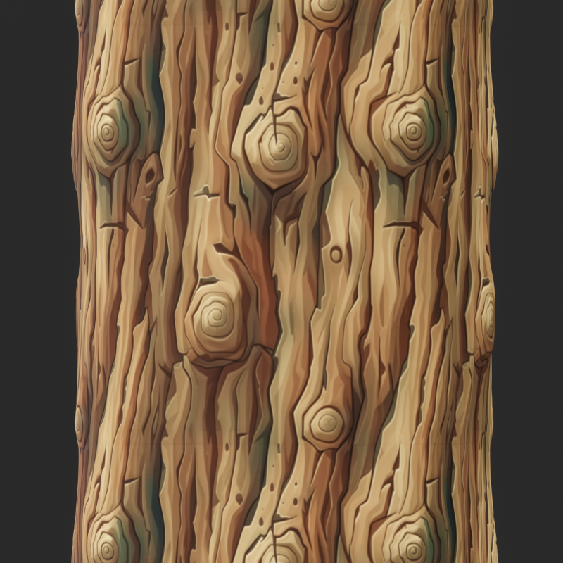 Stylized Bark Seamless Texture CG Textures .c4d .max .obj .3ds .fbx .stl .blend 