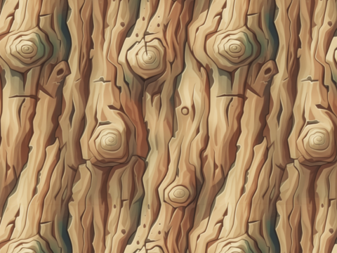Stylized Bark Seamless Texture CG Textures