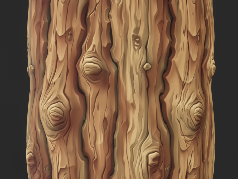 Stylized Bark Seamless Texture Texturas CG