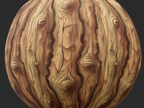 Stylized Bark Seamless Texture CG Textures