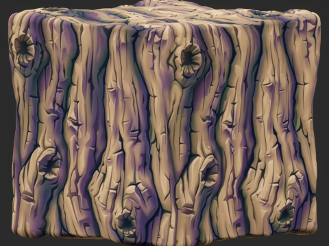 Stylized Bark Seamless Texture CG Textures