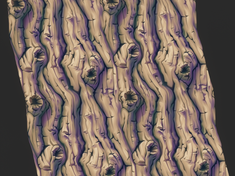 Stylized Bark Seamless Texture CG Textures