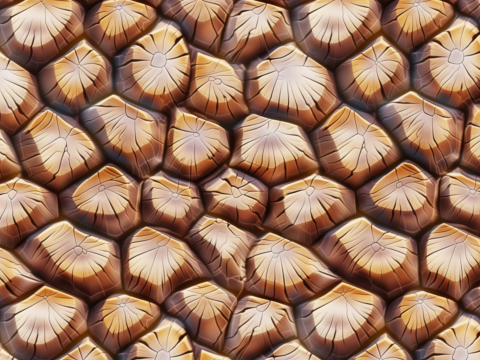 Stylized Bark Seamless Texture CG Текстуры