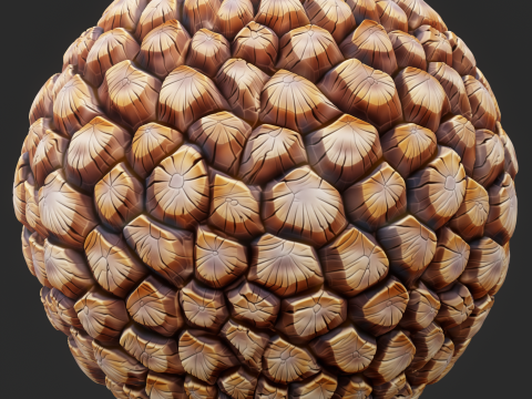 Stylized Bark Seamless Texture CG Текстуры
