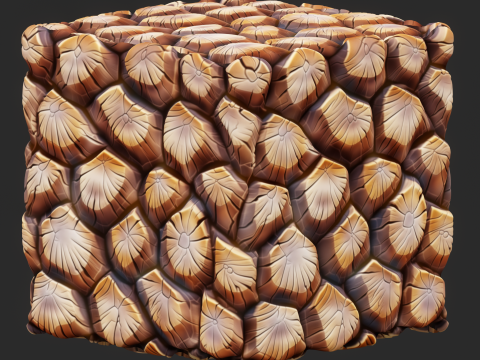 Stylized Bark Seamless Texture CG Текстуры