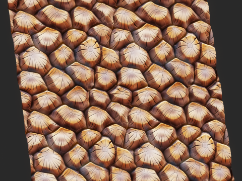 Stylized Bark Seamless Texture CG Текстуры
