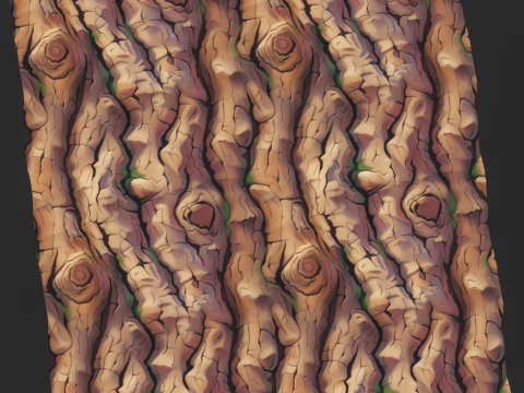 Textura sem costura de casca estilizada Texturas CG