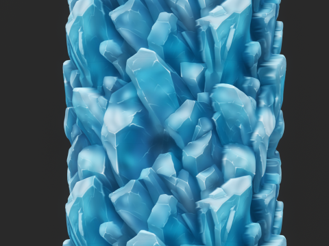 Stylized Crystal Seamless Texture Texturas CG