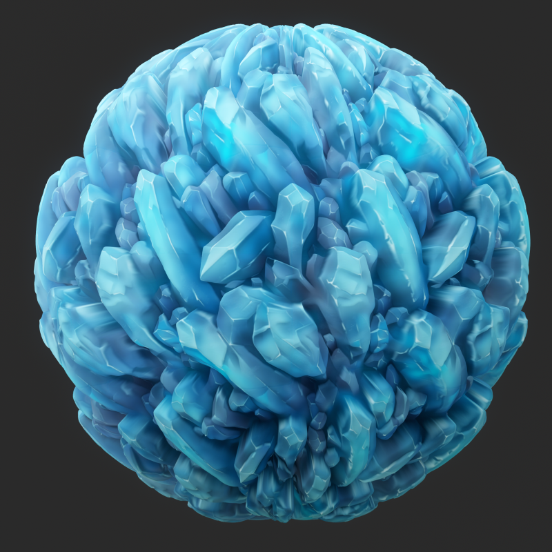 Stylized Crystal Seamless Texture CG Texturen .c4d .max .obj .3ds .fbx .stl .blend 
