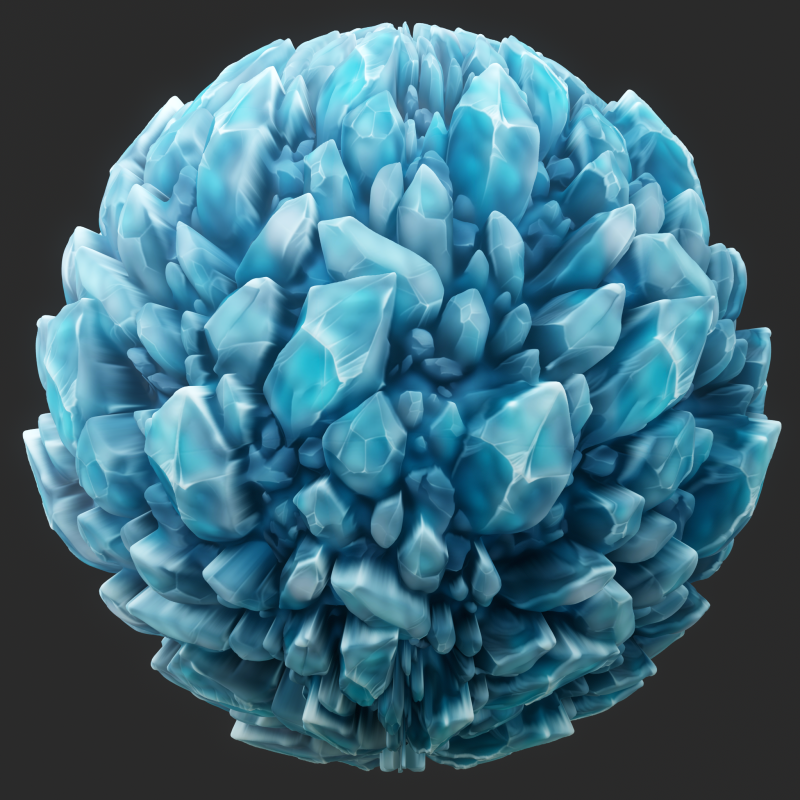 Stylized Crystal Seamless Texture CG Textures .c4d .max .obj .3ds .fbx .stl .blend 