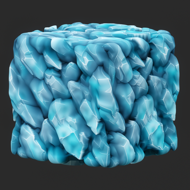 Stylized Crystal Seamless Texture CG Textures .c4d .max .obj .3ds .fbx .stl .blend 