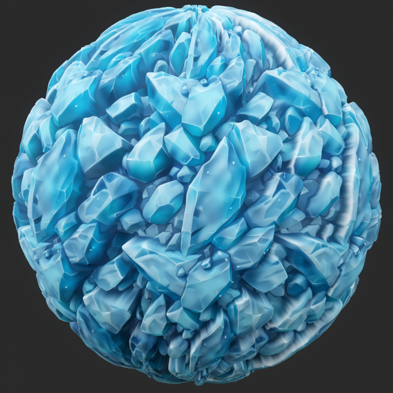 Stylized Crystal Seamless Texture CG Textures .c4d .max .obj .3ds .fbx .stl .blend 