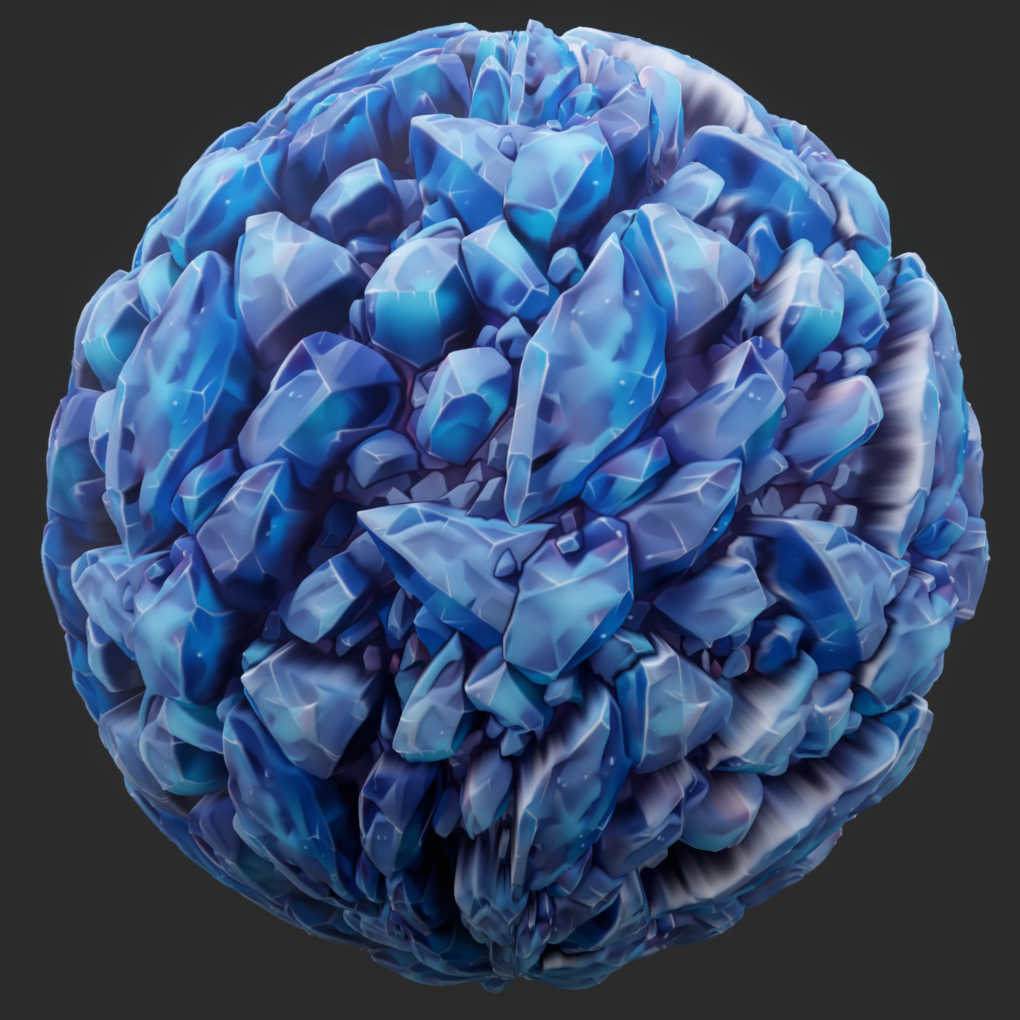 Stylized Crystal Seamless Texture CG Textures .c4d .max .obj .3ds .fbx .stl .blend 