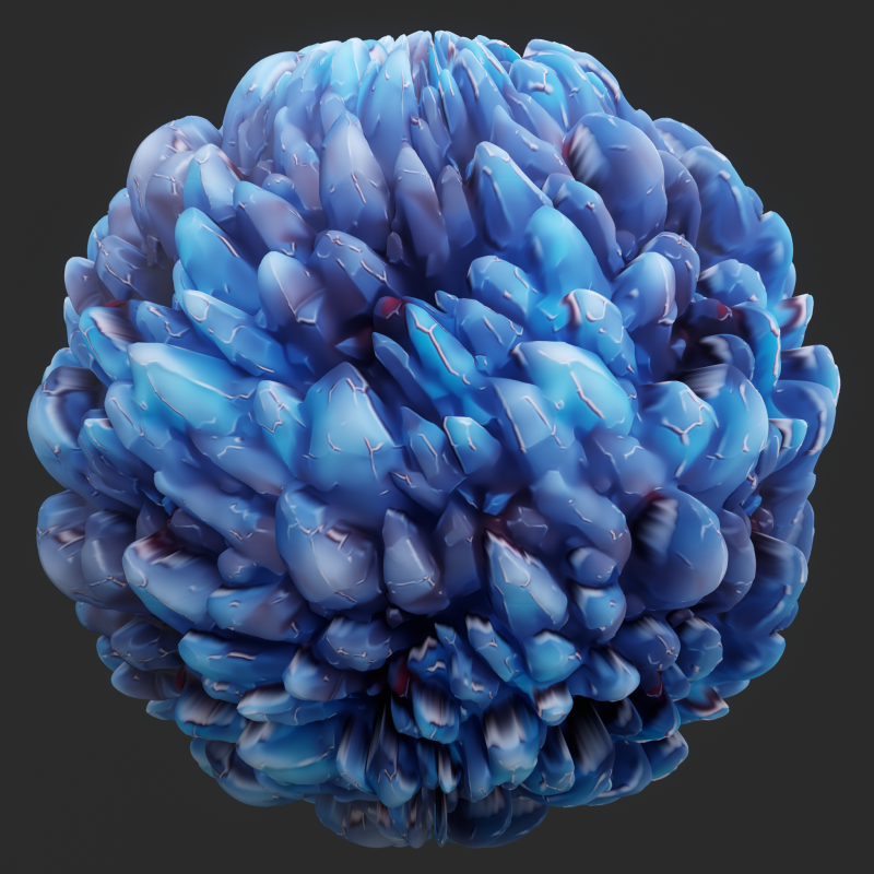 Stylized Crystal Seamless Texture CG Texturen .c4d .max .obj .3ds .fbx .stl .blend 