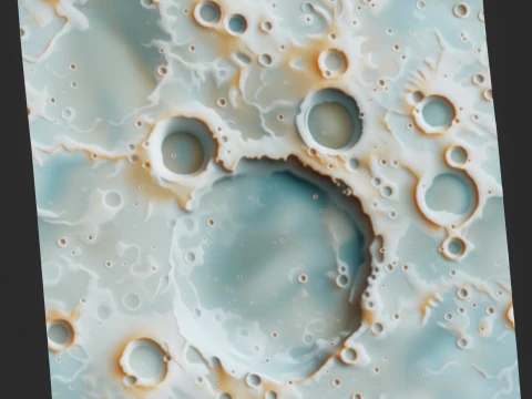 Struttura senza giunte della luna CG Textures