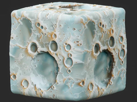 Struttura senza giunte della luna CG Textures