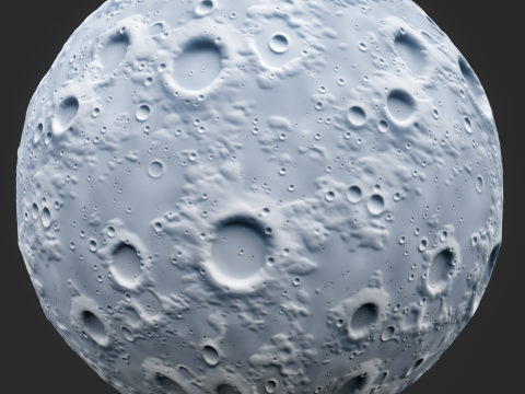 Moon Seamless Texture CG Tekstury