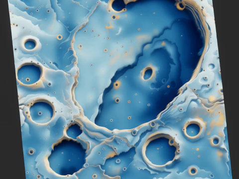 Księżyc Bezszwowa Tekstura CG Tekstury