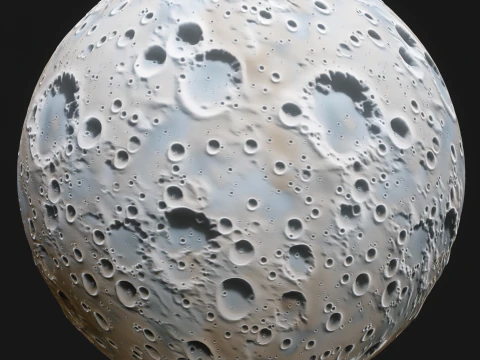 Księżyc Bezszwowa Tekstura CG Tekstury