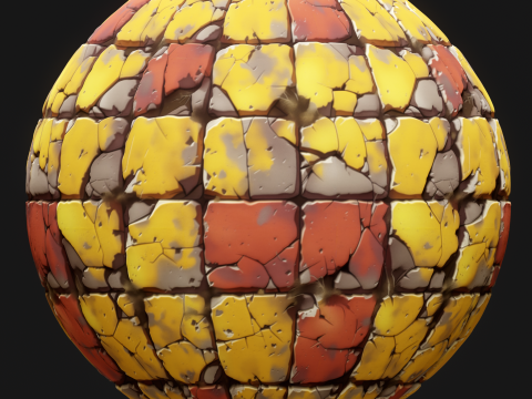 Stylized Floor Seamless Texture CG Textures