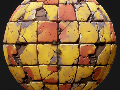 Stylized Floor Seamless Texture CG Texturen