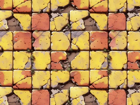 Stylized Floor Seamless Texture CG Textures