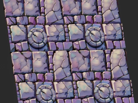 Stylized Floor Seamless Texture CG Textures