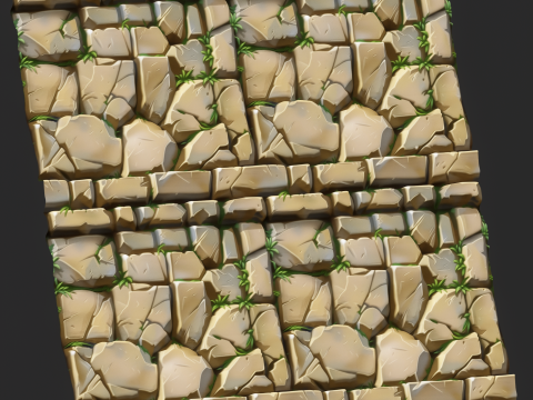 Stylized Floor Seamless Texture CG Texturen