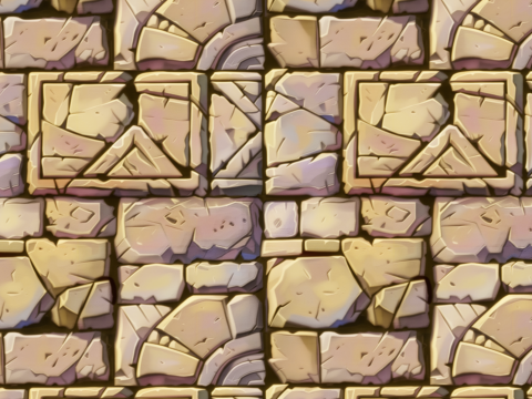 Stylized Floor Seamless Texture Tekstur CG