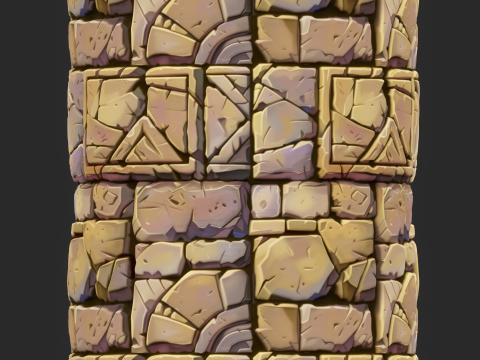 Stylized Floor Seamless Texture CG テクスチャ