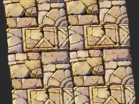Stylized Floor Seamless Texture CG Textures