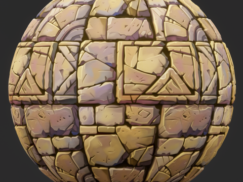 Stylized Floor Seamless Texture CG テクスチャ