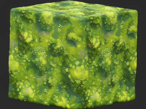 Stylized Grass Seamless Texture CG Texturen