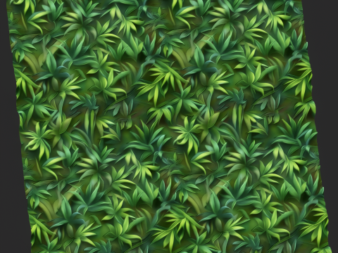 Stylized Grass Seamless Texture CG Textures