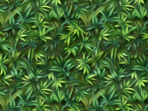 Stylized Grass Seamless Texture CG Textures