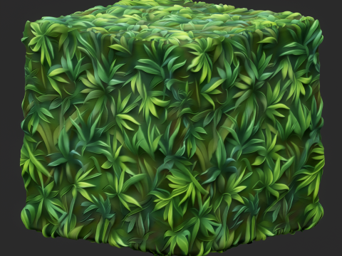 Stylized Grass Seamless Texture CG Textures