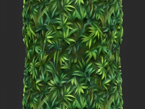Stylized Grass Seamless Texture CG Textures