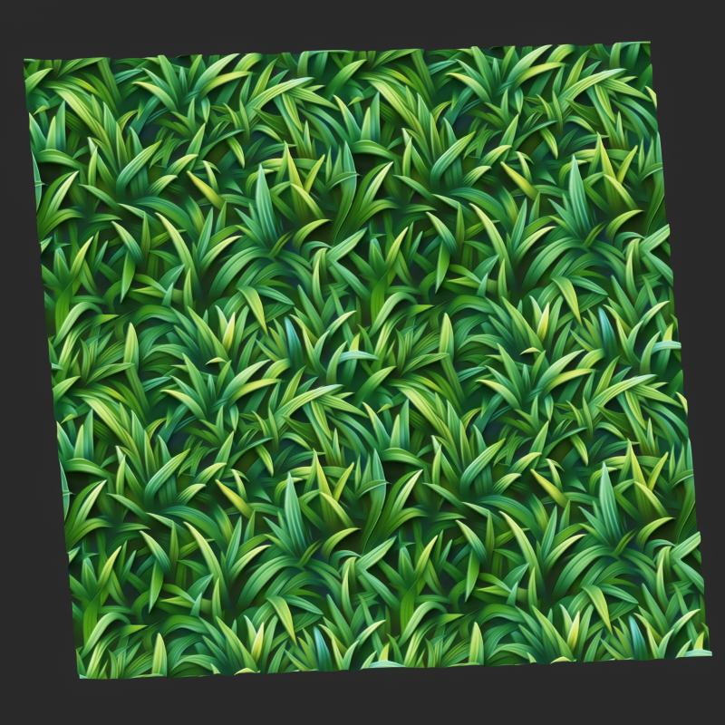 Stylized Grass Seamless Texture Tekstur CG .c4d .max .obj .3ds .fbx .stl .blend 