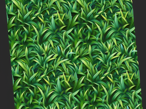 Stylized Grass Seamless Texture CG Textures